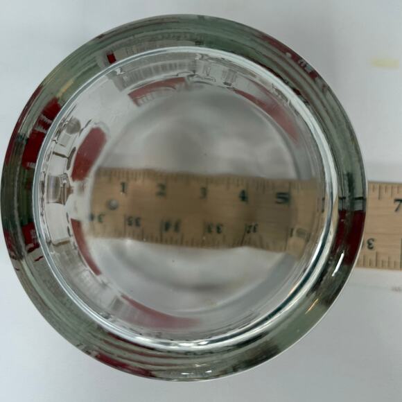 Vintage Jeannette Cocktail Ice Bucket 6” Barware Red & Gold Mid-Century Style - Picture 10 of 10